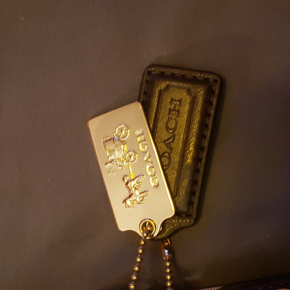 Coach Madison Zebra Print Phoebe Shouldee bag - Picture 3 of 3